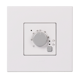 Raumthermostat 230V weiss, mit externer Sonde