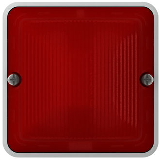 Kalotte für Signallampe rot