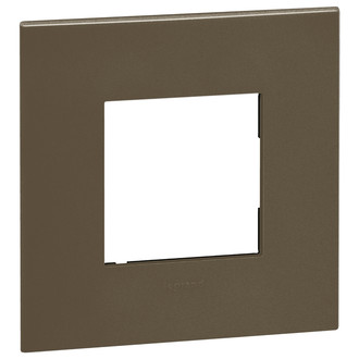 Rahmenplatte Arteor Basic für KK 1x1 Dark Bronze