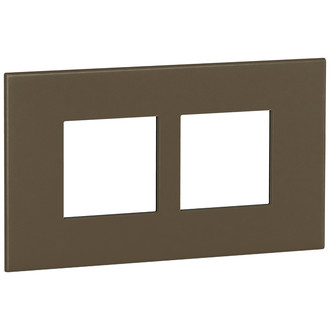 Rahmenplatte Arteor Basic 2x1 Dark Bronze