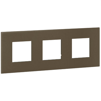 Rahmenplatte Arteor Basic 3x1 Dark Bronze