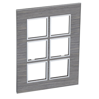 Plaque de recouvrement Arteor High End 2x3 Grey Oak