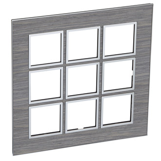 Plaque de recouvrement Arteor High End 3x3 Grey Oak