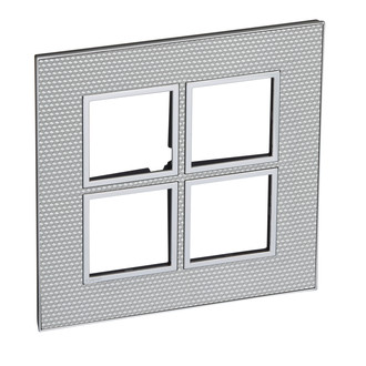 Rahmenplatte Arteor High End 2x2 Cube