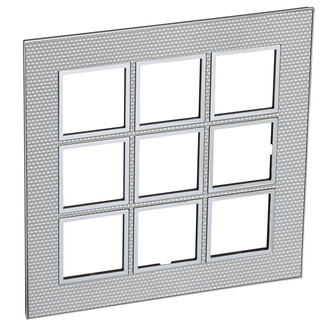 Rahmenplatte Arteor High End 3x3 Cube
