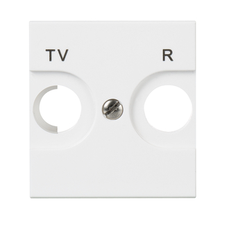 Plaque frontale TV-R blanc