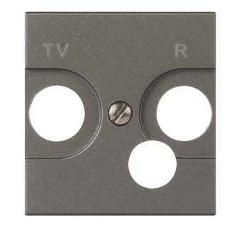 Frontplatte TV-R-Daten magnesium