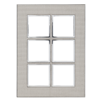 Rahmenplatte Arteor High End 3x2 Woven Metal