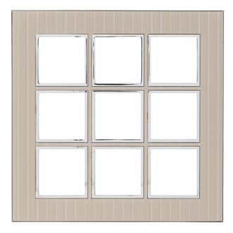 Rahmenplatte Arteor High End 3x3 Casual