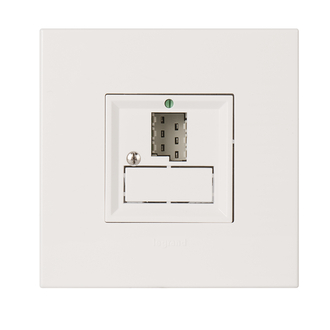 Montageset &laquo;swissline&raquo; 1xTT83+2xRJ45 weiss