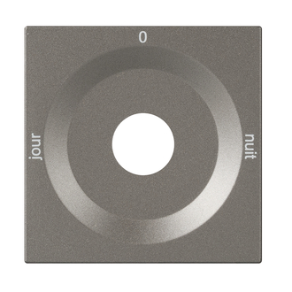 Drehschalter Frontplatte JOUR-0-NUIT magnesium