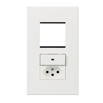UP Kombination 2x1 leer-S3/T13 weiss, Orientierung