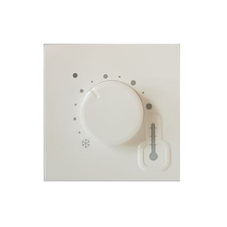 Thermostat d'ambiance 230 V, sans bouton de commande, blanc