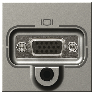 Anschlussdose HD 15 weiblich magnesium