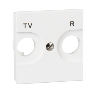 Plaque frontale TV-R blanc
