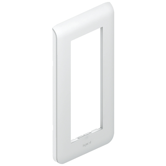 Rahmenplatte Mosaic 5 Module weiss