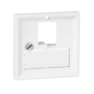 Montageset &laquo;swissline&raquo; 1xTT83+2xRJ45 weiss