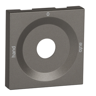 Drehschalter Frontplatte HAND-0-AUTO magnesium