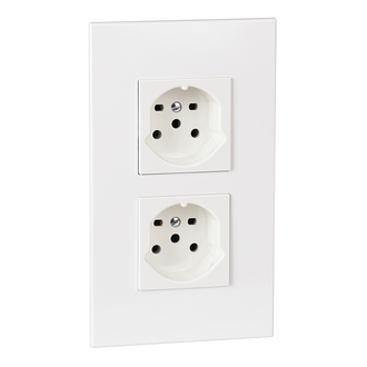 UP Kombination 2x1 T15-T15 weiss