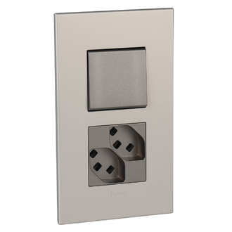 UP Kombination 2x1 S0-2xT23 Pearl Alu