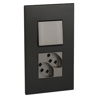 UP Kombination 2x1 S0-2xT23 Graphite