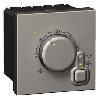 Thermostat d'ambiance 230V magnésium, avec sonde externe