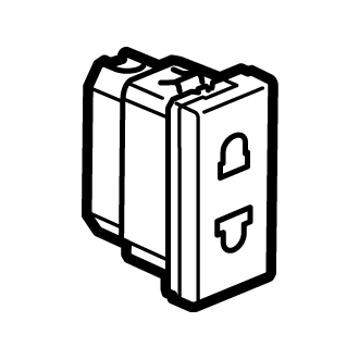 EB Steckdose Standard Euro US magnesium