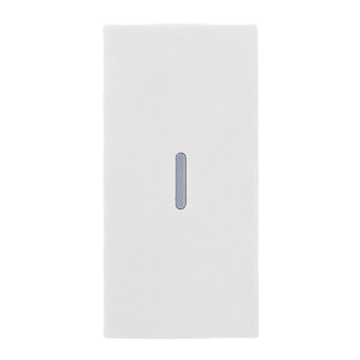 Poussoir orientation INC, 1 mod., blanc