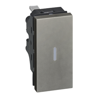EB-Druckschalter S3, 1 Mod., magnesium