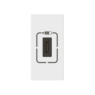 Chargeur USB 1X Typ-C 1.5A 5V= 7.5W blanc