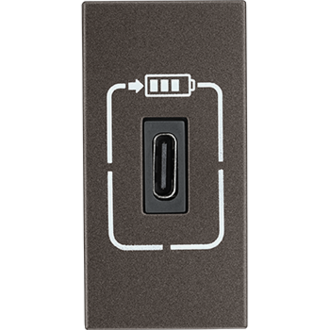 Chargeur USB 1X Typ-C 1.5A 5V= 7.5W magnésium