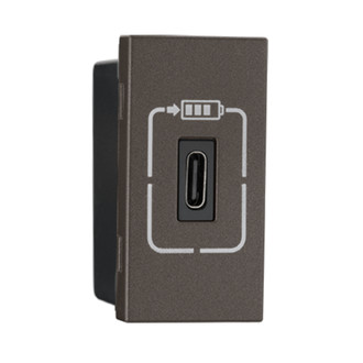 Chargeur USB 1X Typ-C 1.5A 5V= 7.5W magnésium