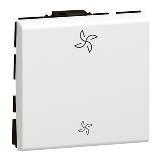 Interrupteur &agrave; bascule S3 blanc, avec marquage