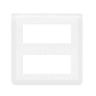 Rahmenplatte Mosaic 2x5 Module weiss