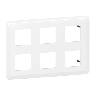 Rahmenplatte Mosaic 2x3x2 Module weiss