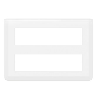 Rahmenplatte Mosaic 2x8 Module weiss