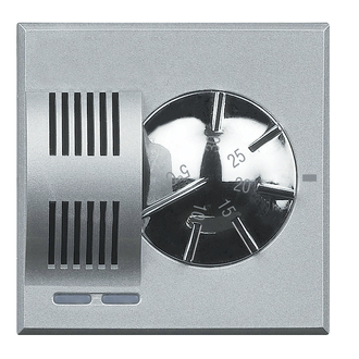 Thermostat d'ambiance 230V alu