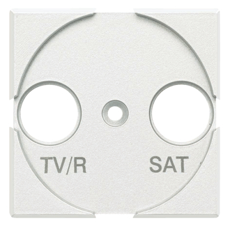 Plaque frontale TV-R white