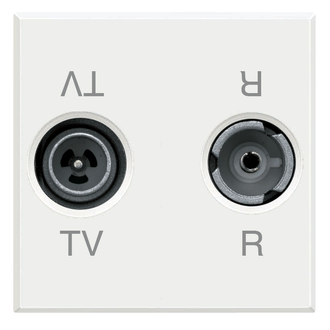 Antennen-Steckdose TV-R white