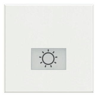 Manette avec symbole ampoule white