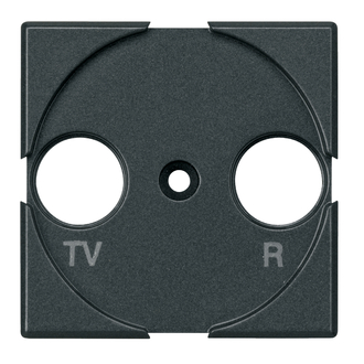Plaque frontale TV-R anthracite