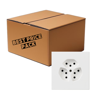 UP-Steckdosen Arteor 3xT13 Best-Price-Pack 50 für 40, weiss