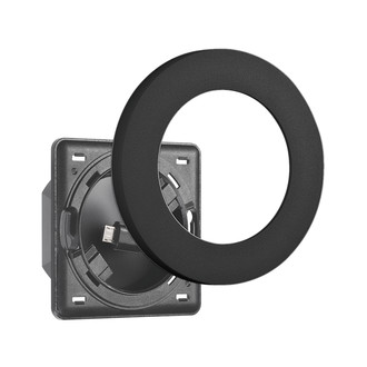 Montagezubehör für Batibox-Unterputzdosen (2 Module) – Schwarz