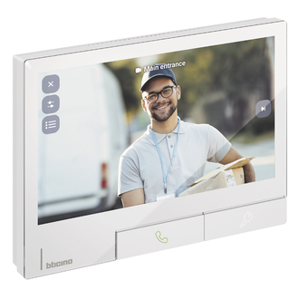 Poste int&eacute;rieur vid&eacute;o connect&eacute; 2 Fils / Wi-Fi - Classe 300X - Light