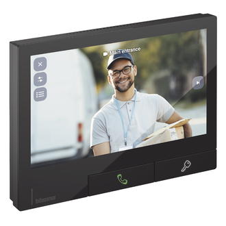 Poste int&eacute;rieur vid&eacute;o connect&eacute; 2 Fils / Wi-Fi - Classe 300X - Dark