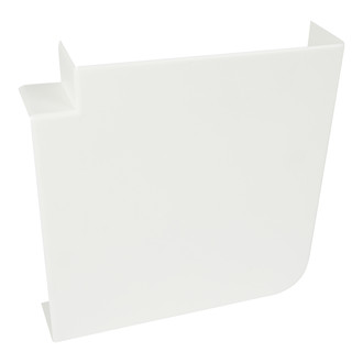 Angle plat HF, 50 x 190 mm, blanc