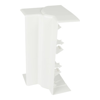 Innenwinkel f&uuml;r Br&uuml;stungskanal HF, 50 x 190 mm, weiss