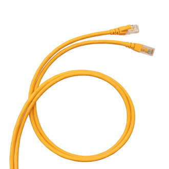 Cordon de brassage RJ45 cat. 6A U/UTP 1M jaune
