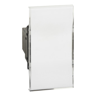 Living Now 2-moduliger Taster 230V mit Namenschild und LED-Beleuchtung