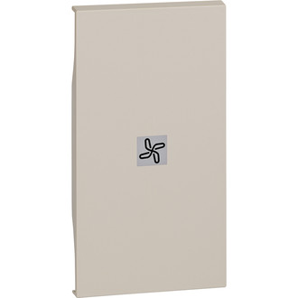 Living Now touche 2 modules, sable, &eacute;clair&eacute;e avec symbole "ventilateur"